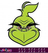 Grinch Christmas Design Graphic Art Free SVG