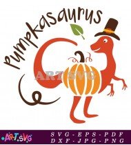 Pumpkin Dinosaur Halloween Sublimation Design SVG