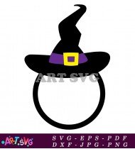 Witch Hat SVG Cut File for Halloween