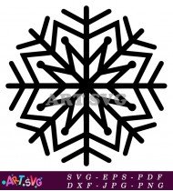 Snowflake Christmas Ornament SVG Cut File 2