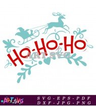 Ho Ho Ho Christmas SVG Cut File 1