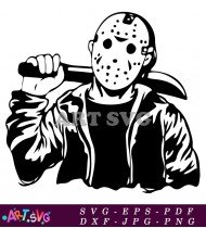 Jason Voorhees Halloween Horror Movie Mask SVG