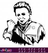 Michael Myers Horror Movie Scary Mask SVG 1