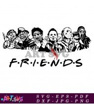 Horror Movie Scary Character Friends SVG 1