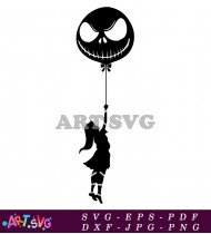 Nightmare Before Christmas Hanging Jack Skellington Vector SVG