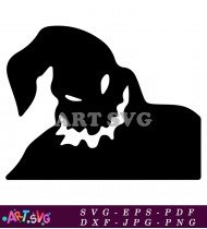 Nightmare Before Christmas The Boogie Man Silhouette SVG