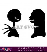 Sally Nightmare Before Christmas Halloween Silhouette Stencil SVG