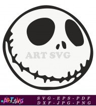 Jack Skellington Nightmare Before Christmas Halloween Vector SVG 1