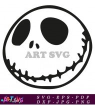 Jack Skellington Nightmare Before Christmas Vector Character SVG