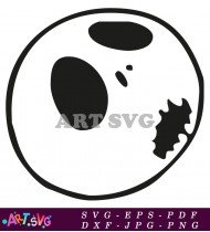 Jack Skellington Nightmare Before Christmas Funny Face SVG