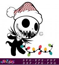 Nightmare Before Christmas Jack Skellington Holiday SVG 1