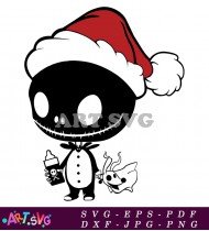 Nightmare Before Christmas Holiday Character Jack SVG