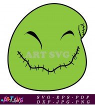 The Nightmare Before Christmas Green Character SVG