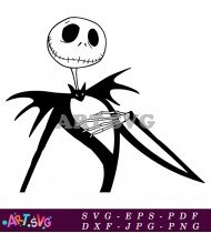 Nightmare Before Christmas Jack Skellington Halloween Decal SVG