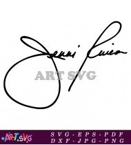 Handwritten Signature With Beautiful Cursive Style SVG