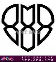 Free Printable Monogram Letter O Clipart SVG