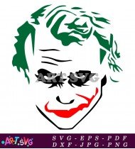 Joker Face Cutout for Crafting and DIY SVG