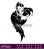 Joker Face Illustration Design Vector SVG