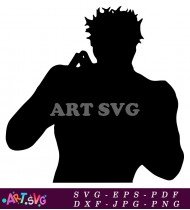 The Joker Standing Silhouette Dark Figure Artwork SVG