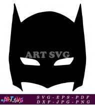 Black Bat Silhouette Vector Clipart SVG