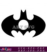 Black Bat Wings Halloween Clip Art Vector SVG 2