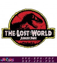 Jurassic Park The Lost World Logo Design SVG