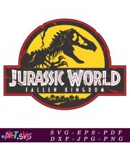 Jurassic World Fallen Kingdom Logo Vector Illustration SVG 1