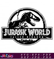 Jurassic World Fallen Kingdom Movie Poster Logo SVG