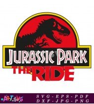 Jurassic Park The Ride Logo Graphic SVG