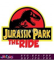 Jurassic Park The Ride Logo Vector Illustration SVG