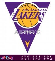 Triangle Los Angeles Lakers SVG