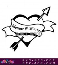 Bonnie McMurray Logo Design SVG