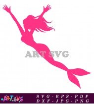 Mermaid Tail Design Svg Cut File SVG