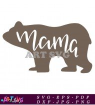 Mom Bear Svg Cut File Printable Design SVG