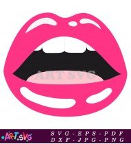 Red Lips SVG Cut File Design