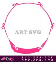 Simple Elegant Ornamental Frame Design SVG