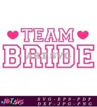 Team Bride Font Design Text Logo Style SVG 1