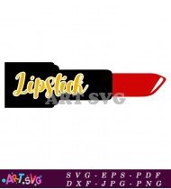 Lipstick Beauty Vector Logo Graphic Design SVG