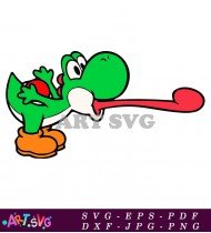 Yoshi Cartoon Character Design Video Game SVG 2