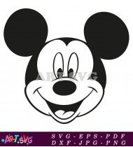 Mickey Mouse Cartoon Illustration Vector Free SVG 3