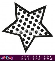 Mickey Mouse Star Logo Vector Clipart SVG 1