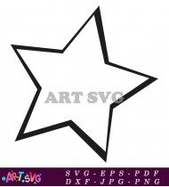 Mickey Mouse Star Logo Vector Clipart SVG 2