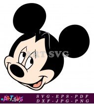 Mickey Mouse Cartoon Character Clipart Illustration SVG