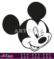 Mickey Mouse Cartoon Character Vector Illustration SVG 4