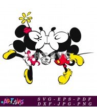 Mickey Mouse Cartoon Character Vector Illustration SVG 19