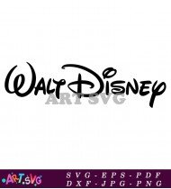 Walt Disney Logo Design Print SVG 1