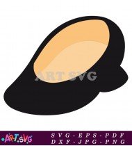 Disney Mickey Mouse Cartoon Black Shoe Image SVG