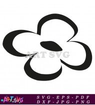 Black And White Minnie Mouse Bow Clipart SVG