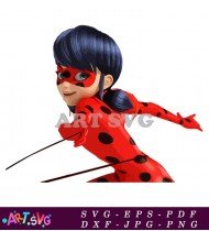 Ladybug Cartoon Character Clipart Free Download SVG 2