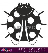 Ladybug Clipart Black And White Free Download SVG